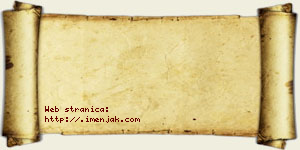 Jovana Perić vizit kartica